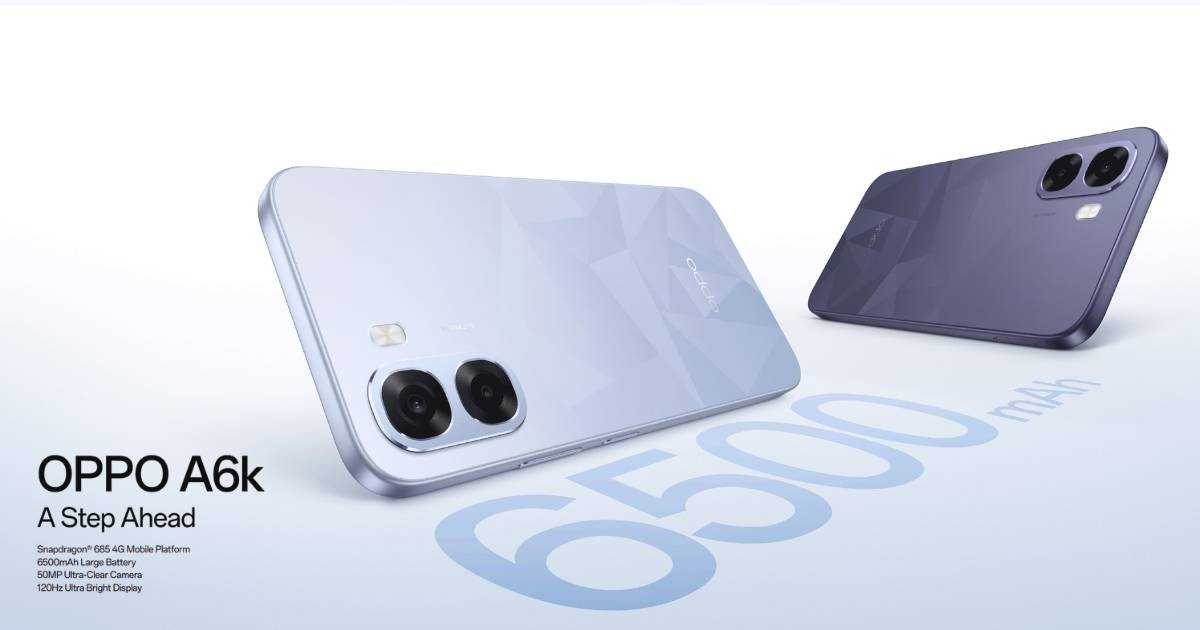 OPPO A6k 4G lands in Nepal with a huge 6,500mAh battery and 120Hz display!